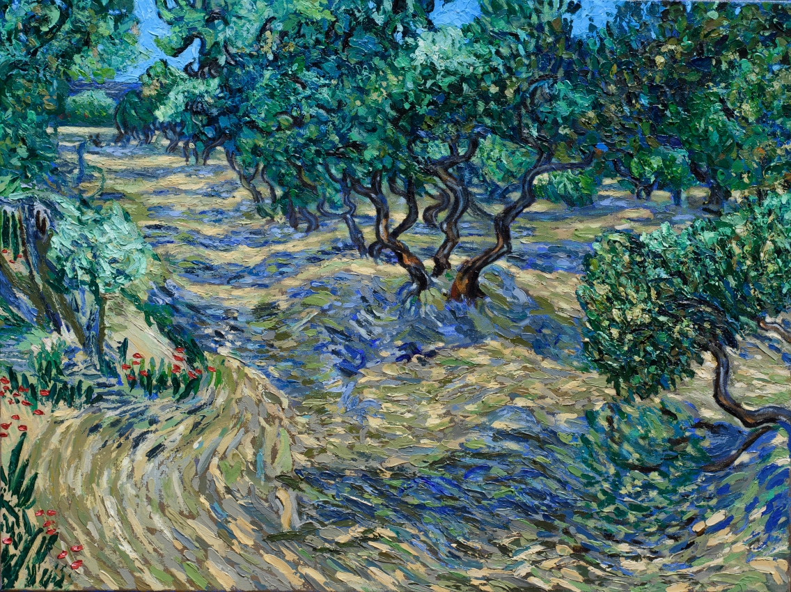 Olijfbomen van Gogh